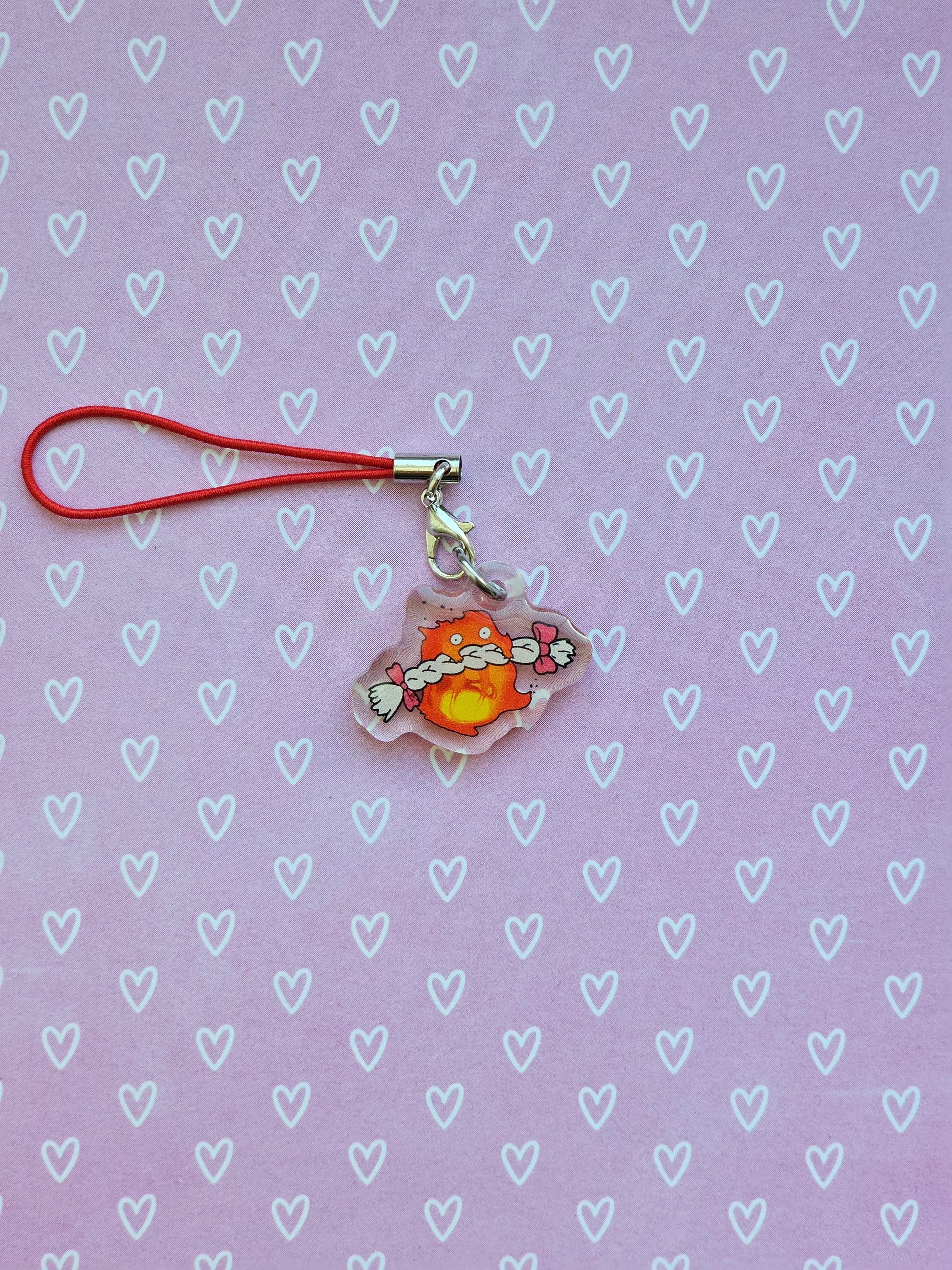 Pretty fire Phone charm